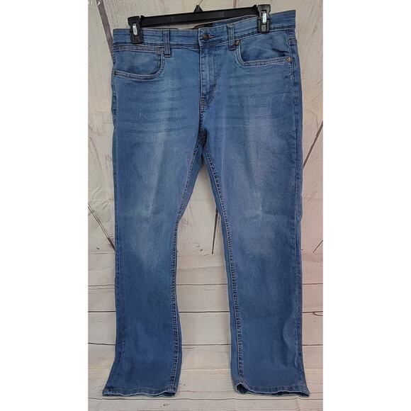 Cooper Oak Slim Straight Jeans W 34 L 30 Blue - Picture 2 of 11
